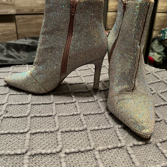 Gianni Bini Rhinestone Boots - Picture 2 of 7